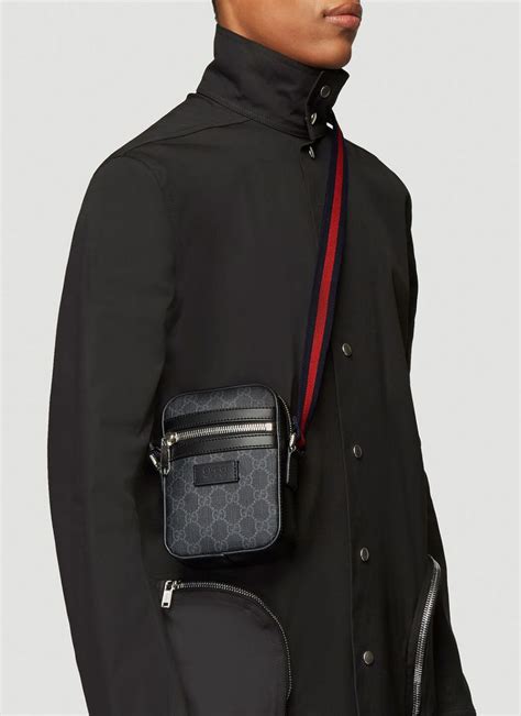 gucci men cross body bag|Gucci shoulder bag men's.